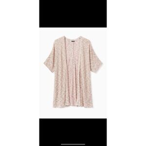 Torrid Hacci & Lurex Dolman Multi Space Dye Cardigan Womens Size 0 = Large